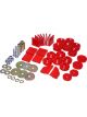 Energy Suspension Body Mount Red Set For 86-95 Suzuki Samurai