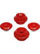 Energy Suspension Rear Strut Tower Bushing Set For 93-99 Volkswagen Golf III Red