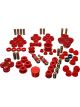 Energy Suspension Master Bushing Red Set For 90-93 Acura Integra Hyper-Flex