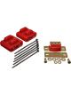 Energy Suspension Engine/Transmission Mount For 87-91 Suburban C10-C30 2WD Red