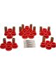 Energy Suspension Rear Control Arm Bushing Red Set For 87-92 Toyota Supra