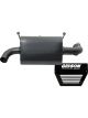 Gibson 16-18 Polaris RZR XP Turbo EPS Base 2.25in Single Exhaust Black C