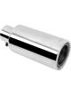 Gibson Rolled Edge Angle-Cut Muffler Quiet Tip 4in OD/2.25in Inlet/12in
