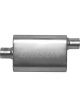Gibson CFT SuperFlow Centre/Offset Oval Muffler 4x9x18in/2.25in Inlet/2