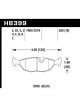 Hawk For BMW Motorsport 16mm Thick DTC-60 Rear Race Brake Pads