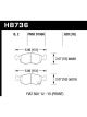 Hawk 12-15 For Fiat 500 HPS 5.0 Front Brake Pads