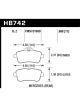 Hawk 12-15 For Mercedes-Benz ML350/550 HPS 5.0 Rear Brake Pads