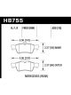 Hawk 03-06 For Mercedes Benz SL500 HPS 5.0 Rear Brake Pads
