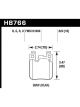 Hawk 12-16 For BMW 328i HPS 5.0 Rear Brake Pads