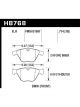 Hawk 11-16 For BMW 535i/535i xDrive HPS 5.0 Front Brake Pads