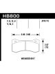 Hawk Wilwood 17mm 6617 Calipers DTC-50 Brake Pads