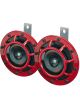 Hella Supertone Horn Kit 12V 300/500HZ Red 003399803 = 003399801
