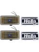 Hella 550 Series 55W 12V H3 Fog Lamp Kit Amber