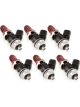Injector Dynamics ID1050X Injectors 11mm Red Adaptors S2K Low