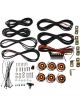 KC Hilites Universal 6-Piece Amber Cyclone LED Rock Light Kit