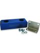 Aeroflow Billet Log Type Fuel Block -8AN Blue