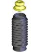 KYB Shocks & Struts Strut Boots Front & Rear For Acura EL 2001-03 For Ac