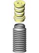 KYB Shocks & Struts Strut Boots Rear For Audi A4 1995-06