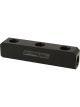 Aeroflow Billet 5 Port Fuel Log -12 Log , 3 x ORB Top & 2 End Black AF457-12BLK