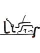 Mishimoto 92-94 For Volkswagen Corrado VR6 Black Silicone Hose