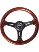 NRG Classic Wood Grain Steering Wheel 330mm Wood Grain w/Matte Blac