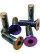 NRG Steering Wheel Screw Upgrade Kit Conical Neochrome