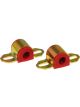 Prothane Universal Sway Bar Bushings 17mm for A Bracket Red