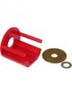 Prothane 06+ VW Golf V Lower Motor Mount Insert Red
