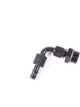 Radium Engineering 10AN 90 2-Piece Adapter for 3/8 Push-Lok Hose Black