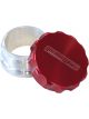 Aeroflow 3 Inch Billet Aluminium Weld-On Filler With Red Cap