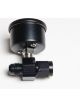 Radium Engineering Fuel Pressure Gauge w/ 6AN Inline Adapter