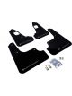 Rally Armor 2008+ For Mitsubishi EVO X UR Black Mud Flap w/ Si