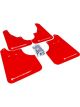 Rally Armor 2009+ For Subaru Forester UR Red Mud Flap w/ White L