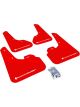 Rally Armor 2010+ For Mazda3/Speed3 UR Red Mud Flap w/ White Logo