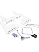 Rally Armor 15-18 For Subaru WRX/STi Sedan UR White Mud Flap w/