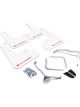 Rally Armor 15-18 For Subaru WRX/STI Sedan Only UR White Mud Fla