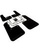 Rally Armor 2015-2017 VW Jetta MKVII UR Black Mud Flap w/ Grey