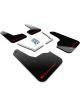 Rally Armor 16-19 For Honda Civic Si UR Black Mud Flap w/ Red L