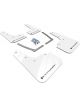 Rally Armor 16-19 For Honda Civic Si UR White Mud Flap w/ Black