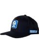Sparco Cap S Icon Black Lrg/Xlrg