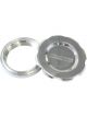 Aeroflow Low Profile Billet Alloy Filler Polished Cap & 1-1/2