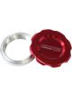Aeroflow Low Profile Billet Alloy Filler Red Cap & 1-1/2