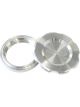 Aeroflow Low Profile Billet Alloy Filler Raw Cap & 2