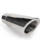 Stainless Works Double Wall Slash Cut Exhaust Tip 3 1/2in Body 3in ID I