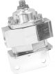 Aeroflow 2-Port Fuel Pressure Regulator -8 ORB, 4.5-9 PSI Polished