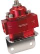 Aeroflow 2-Port Fuel Pressure Regulator -8 ORB Ports 4.5-9 PSI Red