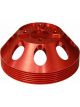 Torque Solution Lightweight Water Pump Pulley Red: For Hyundai Gen