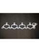 Torque Solution Thermal Intake Manifold Gasket: For Mitsubishi Evo