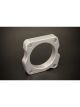 Torque Solution Throttle Body Spacer Silver: Acura TL 2004-2007