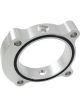 Torque Solution Throttle Body Spacer Silver: 2013+ For Hyundai Gene